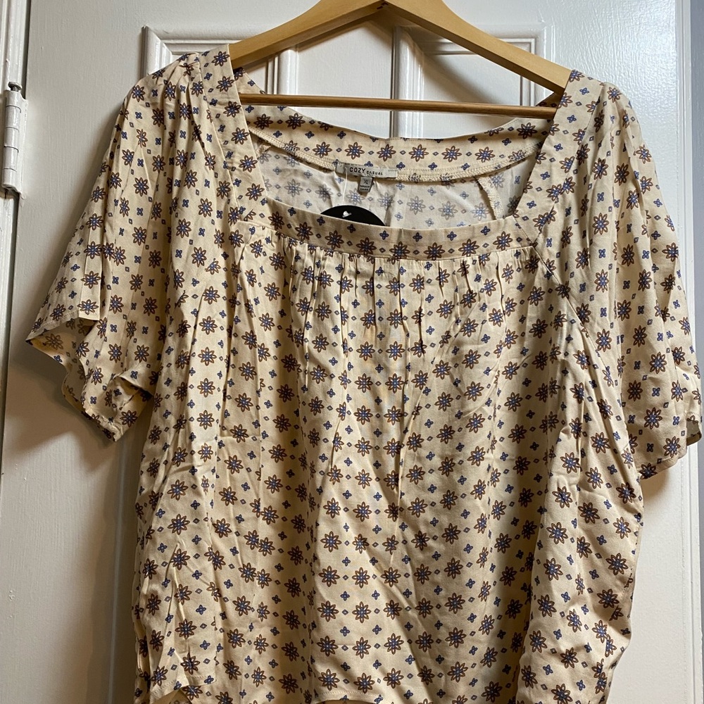 Morocco Tie Front Blouse